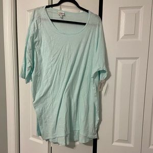 NWT Sky blue LulaRoe Irma Top